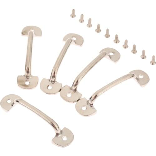 5pcs Drawer Handle Pulls Vintage Wooden Box Cabinet Cabinet Knobs and Handles Kitchen Cupboard Pulls 60*15mm