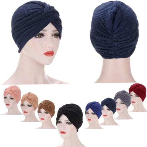 Fashion Street Style Ladies Headwear Caps Solid Color Baotou Hats Knotted Twist Caps Party Headdress Casual Holiday Style Hats