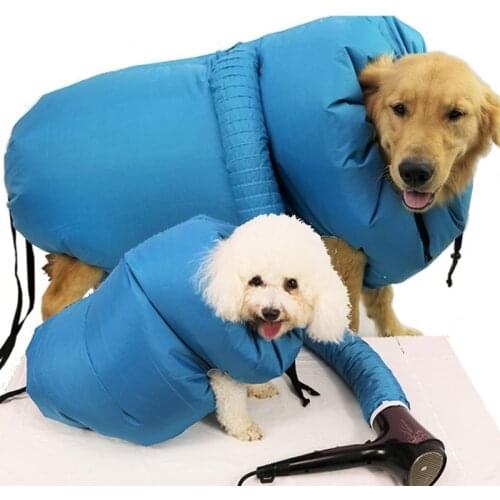 S/M/L Portable Pet Drying Bag Folding Dogs Hair Dryer Blow Bag Grooming Bag Pet Dry bag Cat Blow Pet Dog Dryer Pet Supplies
