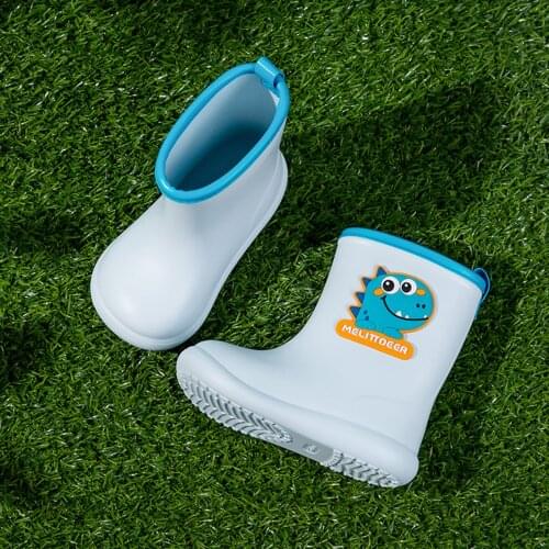 TELOTUNY Toddler Infant Boys Girls Cartoon Rubber Waterproof Non-Slip Rain Shoes Baby lightweight Water Shoes Rain Boots 2021