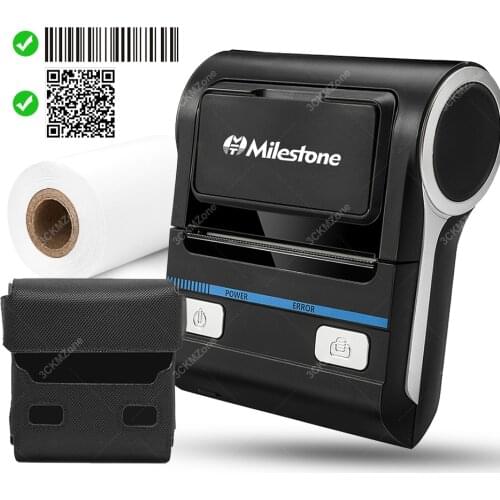 Android Thermal Printer 80mm 3 inch Portable Bluetooth Android POS Computer Receipt Bill Printet for Retail Small Business