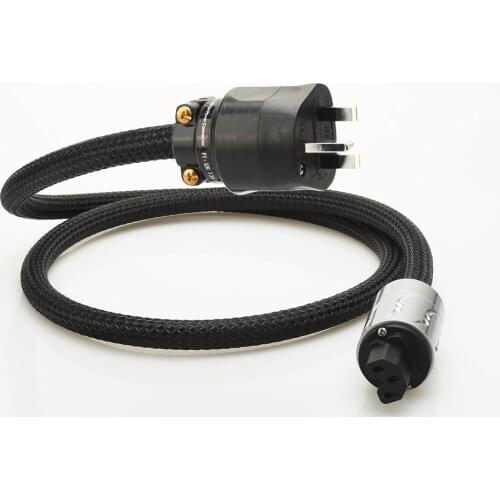 Viborg VP1501 Copper UK Power Cord Cable HIFI Power Cord UK 3 Pin Plug UK Power Plug Cable