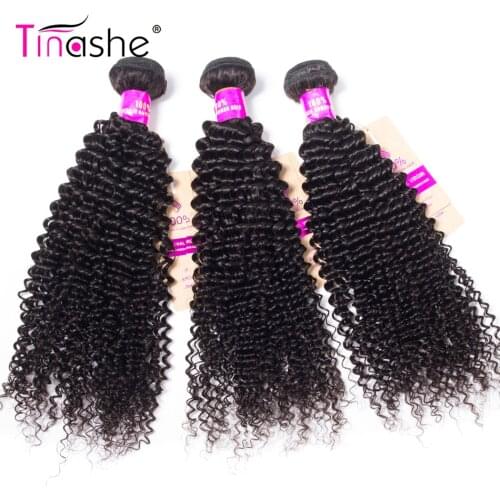 Tinashe Hair Kinky Curly Bundles Brazilian Hair Weave Bundles 1/3/4 Bundles 8-28 inch Hair Extensions Remy Human Hair Bundles