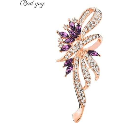 High-end Flowers Zircon Brooch Pin for Womens Brooch Jewelry Clothes Scarf Buckle Garment Accessories Fine Jewelry Gifts