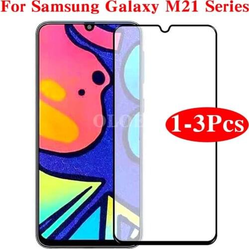 1-3 Pcs Tempered Glass For Samsung Galaxy M21s M21 A21 A21s A20 A20e Screenprotector On The Gelaksi M 21 21S A 20 20e 20s 21