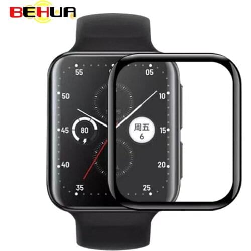 BEHUA Protective Film For Oppo watch 2 42mm 46mm SmartWatch Screen Protector 3D Full Clear TPU Soft Ultra-thin Curved Cover