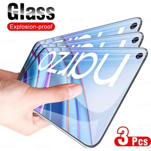 3Pcs HD Full Cover Protective Tempered Glass Film For Realme Narzo 30 4G Phone Screen Protector For Realmy Narzo30 6.5 inch 2021
