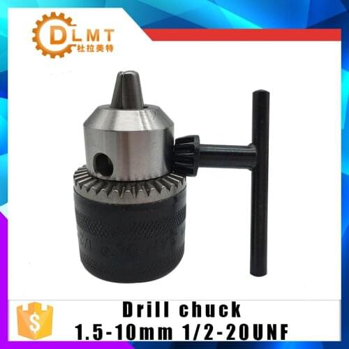 1.5-10mm Keyed Drill Chuck 1/2" 20UNF with Key