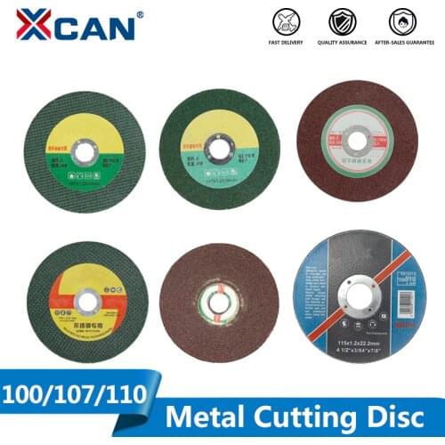 XCAN 10pcs Diameter 100/107/115mm Stainless Steel Resin Matel Cutting Discs Grinding Cut off Wheel Fit Angle Grinder Power Tools