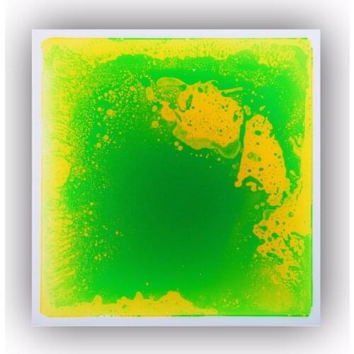 19.7''x19.7'' Liquid Floor Tiles for Nightclub KTV Decoration, Green Flooring Tiles Non-Toxic Children Play & Exercise Mat
