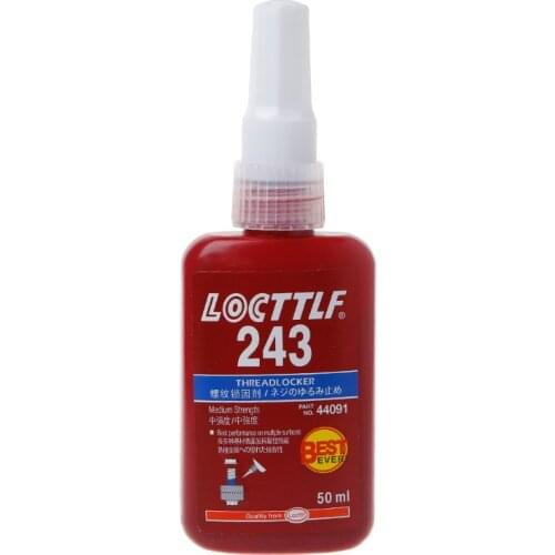 243 Medium Strength Thread Lock Adhesive Glue Multi-purpose Use 50ML