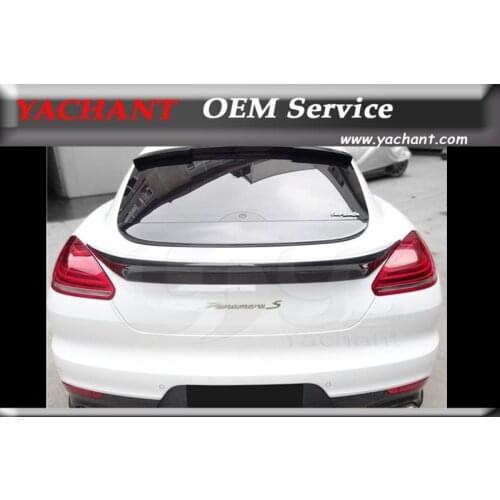 Car-Styling Carbon Fiber Rear Trunk Spoiler Fit For 2014-2016 Panamera 970.2 Rear Spoiler Wing