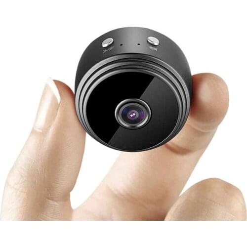 Wireless Mini WiFi HD Camera 1080P Home Security Small Infrared Night Vision IP With Motion Sensor DVR Home Camera Black Color
