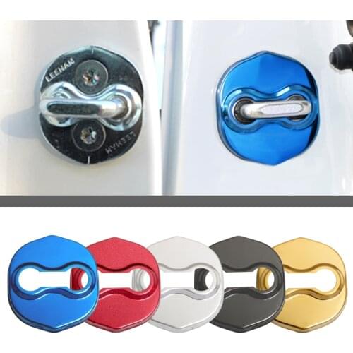 Car Door Lock Covers Emblems Car Styling Case For KIA Kia Sportage Forte Sorento Soul K2 K3 K4 K5 K3S KX5 car accessories