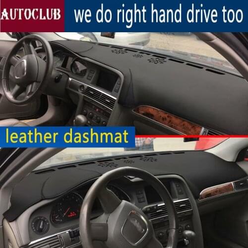For audi a6 c6 allroad 2006-2012 Leather Dashmat Dashboard Cover Pad Dash Mat SunShade Carpet 2007 2008 2009 2010 2011 LHD+RHD