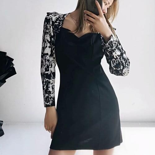 Elegant Boat Neck Short Sleeve Mini Bodycon Dresses DLQZ202