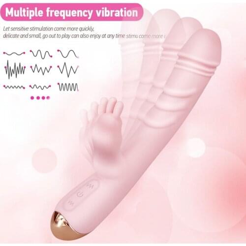 Licking Dildo Sex Toys for Woman Vagina Massager Clitoris Stimulator Female Masturbator Adult G Spot Rabbit Vibrators for Women