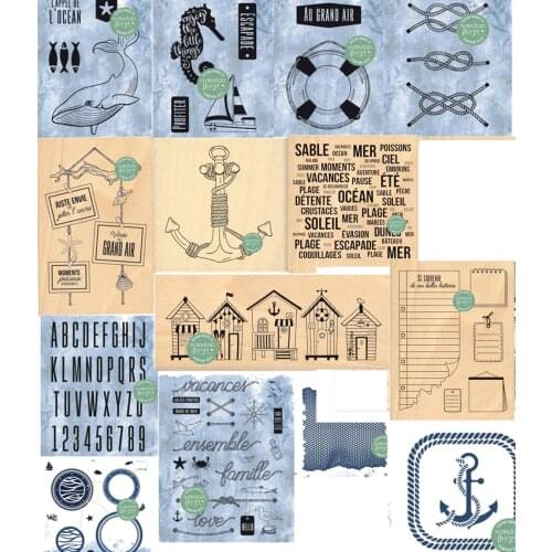 French Clear Stamp/Seal for DIY scrapbooking/photo album Decorative clear stamp sheets