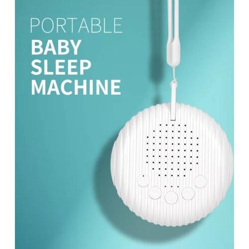 White Noise Machine with 10 Natural Sounds Timed Shutdown Baby Care Sleeping Aid Therapy Device Relaxing Soothing Night Helper