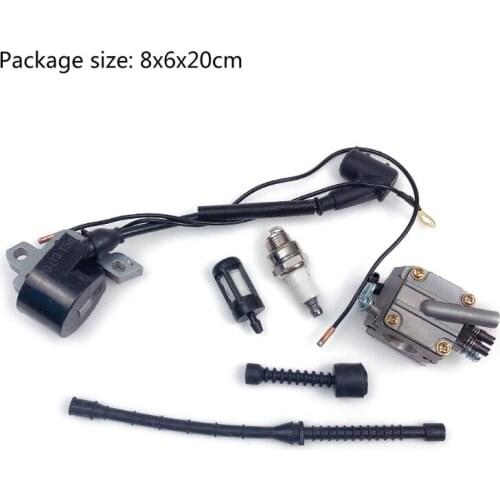 Carburetor Ignition Coil for stihl Chain Saw 038 MS380 MS381 Air Fuel Oil Filter N58A