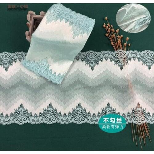 5 Meters 22cm Width Light Elastic Stretch Lace Trim High Quality Lace Fabric Sewing/Garment/Clothes Underwear Accessories