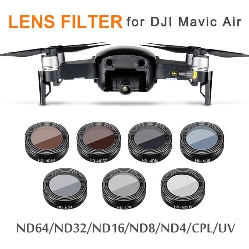 Mavic Air Thread Filter UV/ND4/ND8/ND16/ND32/CPL Lens Filters Kit for DJI Mavic Air Drone Camera Ultralight Lens Kit Accessories