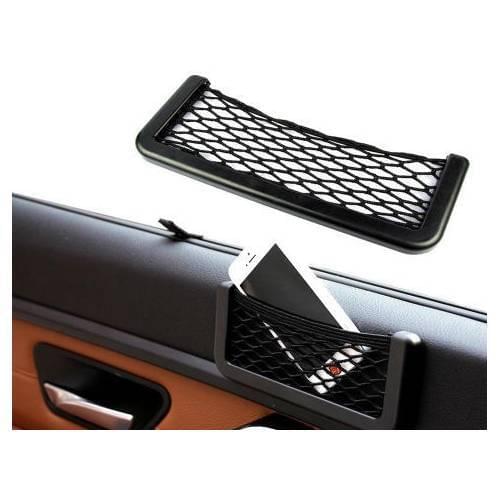 MMA CASTLE Car Accessories Universal Black Car Bag Phone Holder Storage Pocket Organizer Cell Phone Holder For Car
