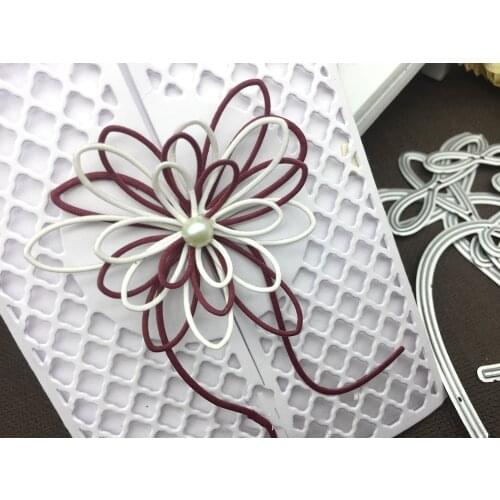 Flower Lace Bowknot Frame Metal Cutting Dies Set Scrapbooking Metal Cutting Dies 2018 Craft Stamps die Cut Embossing Card Make S