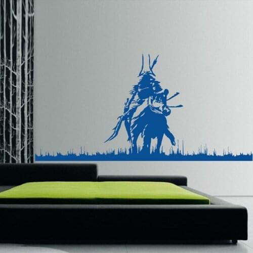 Kendo Sticker Samurai Decal Ninja Poster Vinyl Art Wall Decals Warrior Decor Mural Kendo Sticker