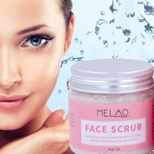 New 60g Moisturizing Exfoliation Face Exfoliator Control Oil Shrinking Pores Exfoliating Cream Facial Scrub Cream