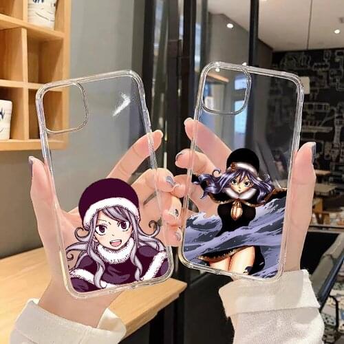 Juvia Lockser FAIRY TAIL Phone Case For Huawei Honor 6 7 8 9 10 10i 20 A C X Lite Pro Play transparent pretty funda tpu coque