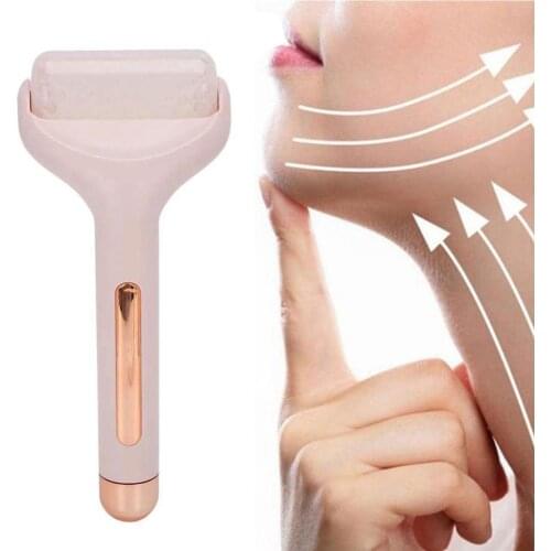 Face Roller Cool Ice Roller Handheld Massager Body Lift Relief Neck Massage Skin Care Tool Massager Roller Anti C7I6