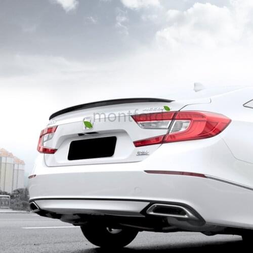 SHCHCG For Honda Accord Spoiler 2018 ABS Plastic Unpainted Color Rear Spoiler Tail Trunk Boot Rear Lip Wing Car Styling