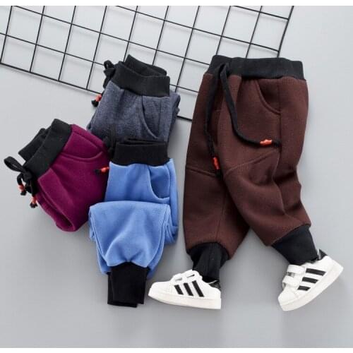 Boys Girls Pants Children Girls Leggings Trousers For Winter Warm Grinding Clothes Baby Kids Autumn Spring Clothes Clothing