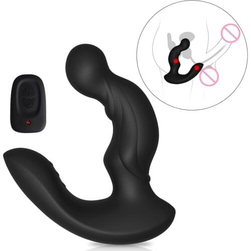 Silicone Male Prostate Stimulator Massager Anal Vibrator For Men Adult Sex Toys Shop Wireless Butt Plug Full Satisfaction Store