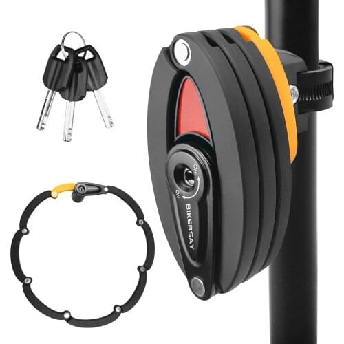 Bike Lock Anti Theft Foldable Chain Locks With Key Alloy Steel Folding Safety Motorcycle Bicycle Locks For Cycling Coded lock