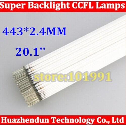High Quality 10PCSLOT 20.1 inch Backlight CCFL Lamps Highlight 443mm *2.4mm for LCD Monitor 443mm