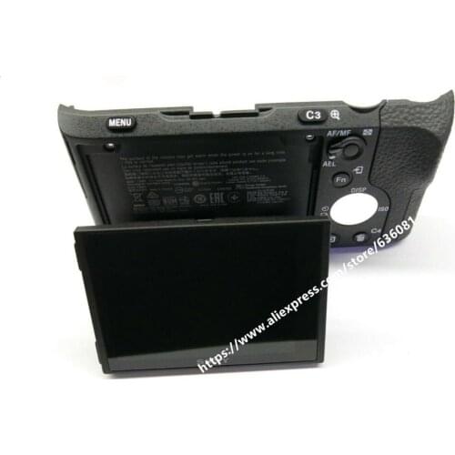 Repair Parts Back Cover Rear Case Assy with LCD Display and Hinge Flex Cable Unit For Sony ILCE-7RM2 A7RM2 A7R II