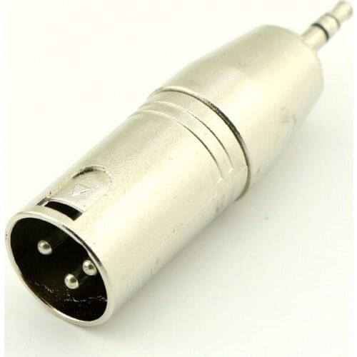 10pcs Stereo 3.5mm Mini Male TRS to XLR 3 Pin Male Microphone MIC Audio Adapter Connector