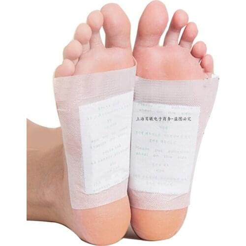 40pcs =( 20pcs Patches + (10 Bags) Adhesives ) Kinoki Detox Foot Patches Pads Body Toxins Feet Slimming Cleansing HerbalAdhesive