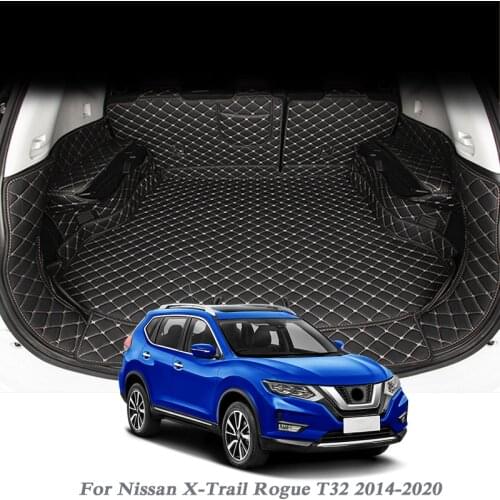 Car Styling PU Leather Trunk Mat Rear Liner Cargo For Nissan X-Trail Rogue T32 2014-2020 Carpet Tray Protector Pad Auto Accessoy