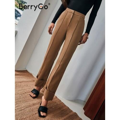 BerryGo Women's Wide Trousers