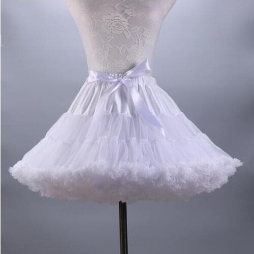 Free Shipping Tulle Underskirt 40CM Short Dress Petticoat For Wedding Dress Lolita Cosplay Tulle Skirt EE808