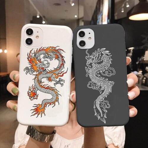 For Huawei P30 P40 P20 Lite Pro 2019 Mate 20 30 10 Lite Pro P Smart 2019 2021 Plus Z Case Soft Dragon Fashion Candy Fundas Cover