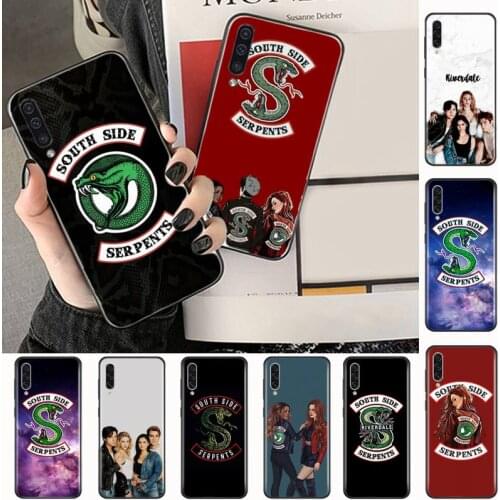 0 Riverdale Southside Serpents Phone Case For Samsung A40 A31 A50 A51 A71 A20E A20S S8 S9 S10 S20 Plus note 20 ultra