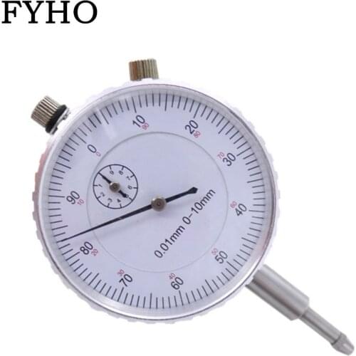 0-10mm Dial Indicator Mesure Instrument Tool Indicators Gauge Dial Meter Calibration Table Scale Accuracy 0.01mm BFB-HY05