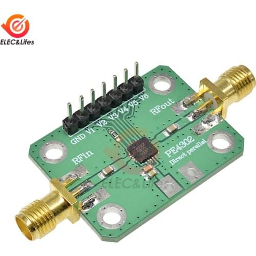 1Pcs Digital Numerical Control RF Attenuator Module PE4302 RF Bandwidth 1MHz to 4GHz parallel immediate mode