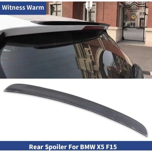 For BMW X5 F15 Carbon Fiber Rear Wing Spoiler Roof wings 35i 40i 50i 28i car body kit 2013-2018