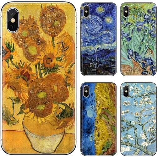 Gogh-Art-C-Painting-classic-Vintage-Van Soft Case Covers For Huawei Mate 20 30 40 7 8 9 10 Lite Pro P Smart 2018 2019 Plus G7 G8