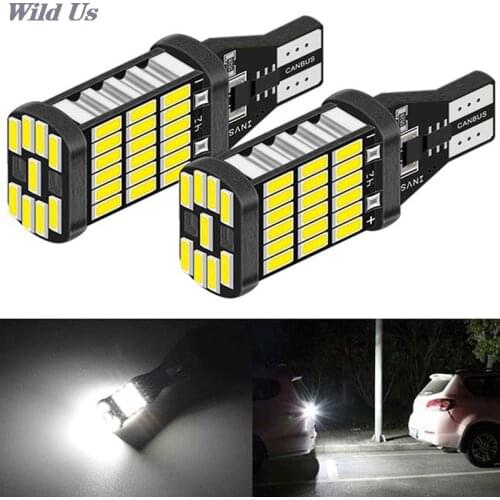 Hot sale 2Pcs DC 12V Canbus T16 T15 921 W16W LED Bulb Car Backup Reverse Lights 6000K